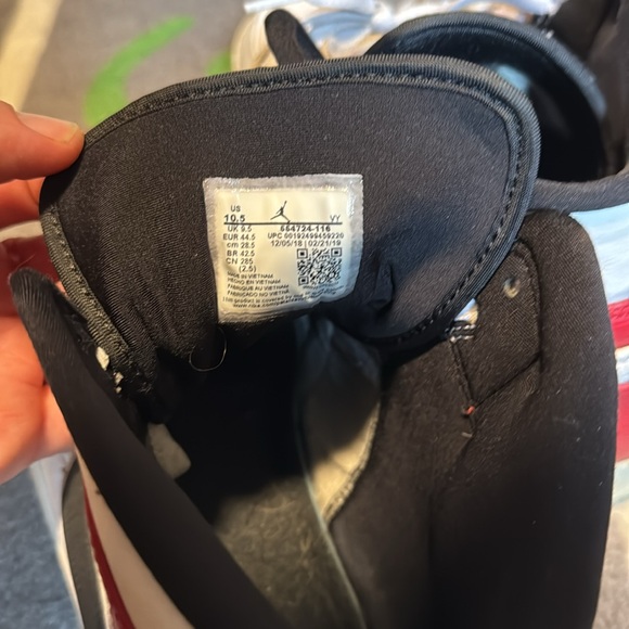 Jordan Mid 1 white black gym red - Picture 5 of 6